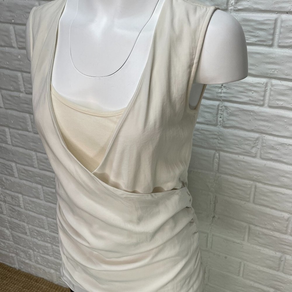 Ann Taylor Wrap Sleeveless Top